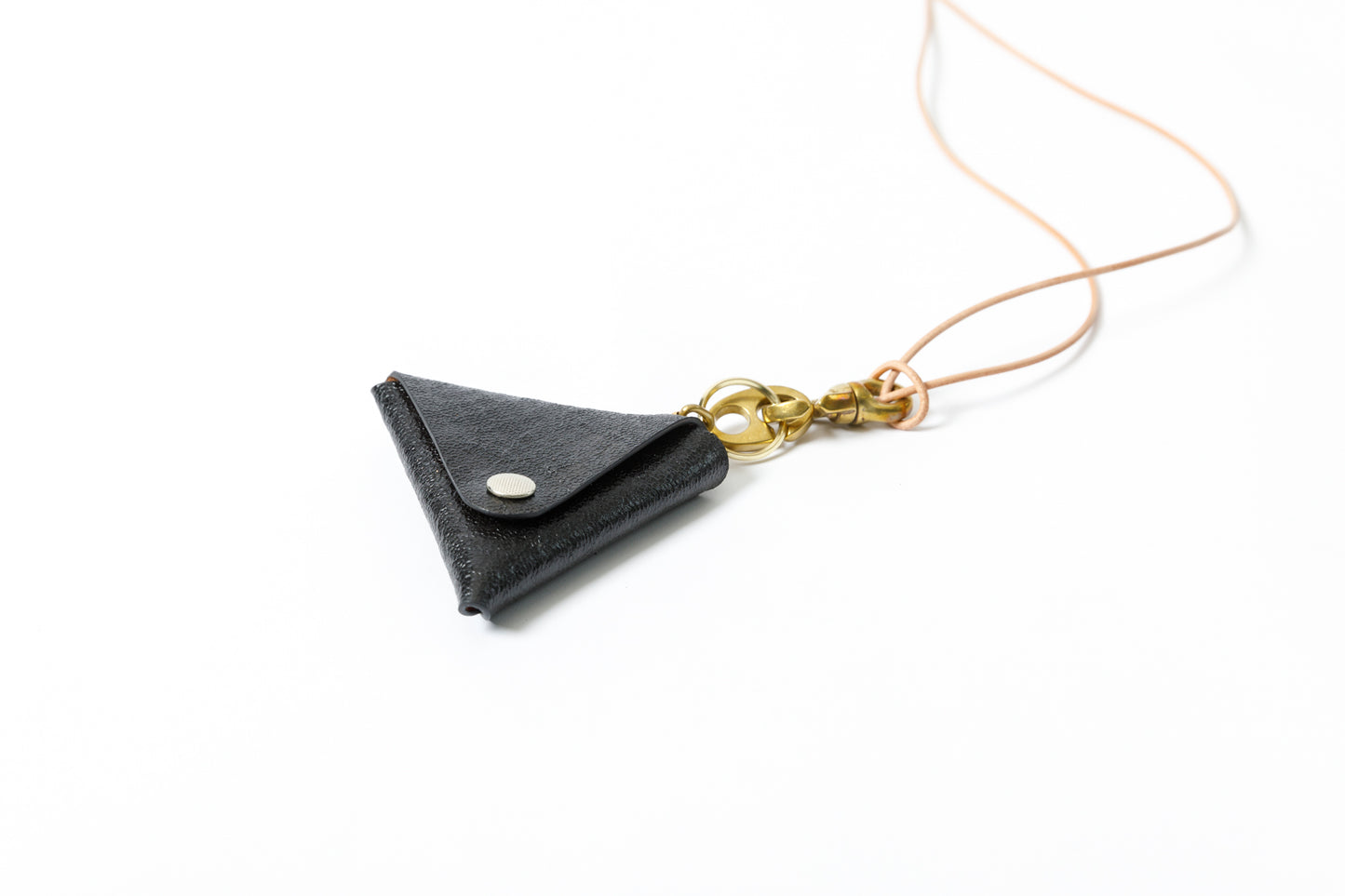 Willow Pants R-005 Leater&Brass Necklace NAT