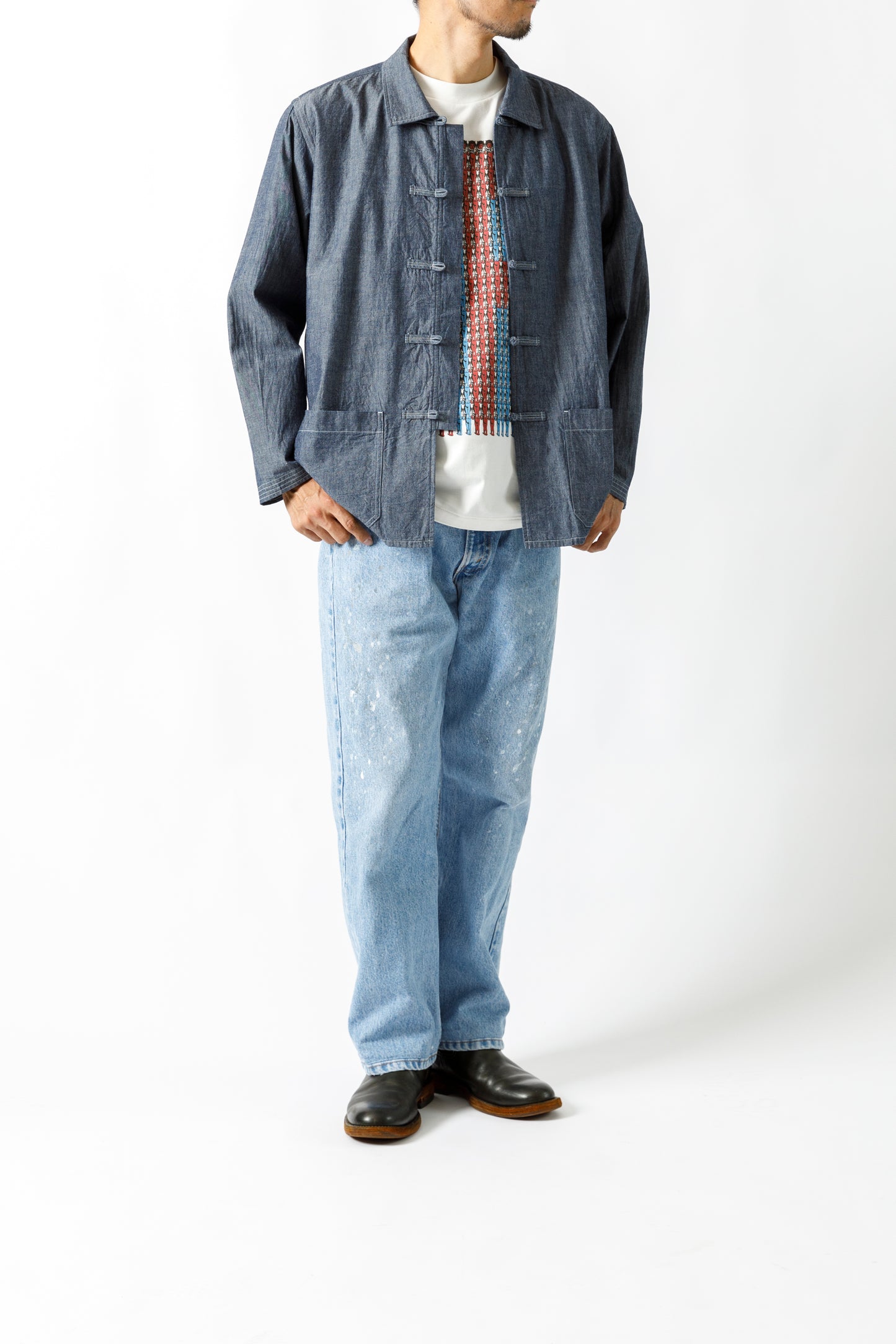 MOJITO ABSHINTH SHIRT_china 5oz dungaree NAVY