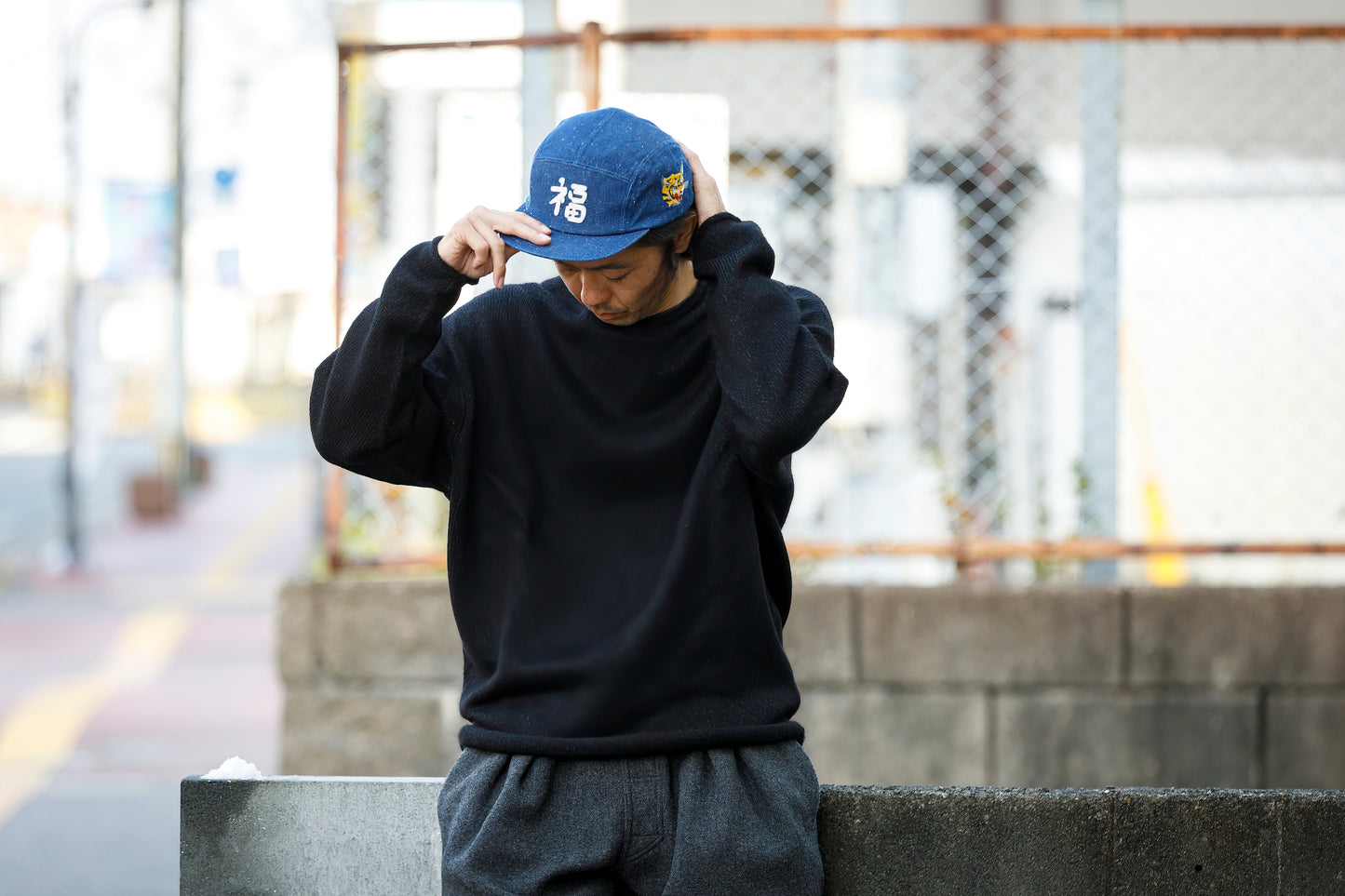 THE FACTORY MADE VIET JET CAP - BLUE【FM525】