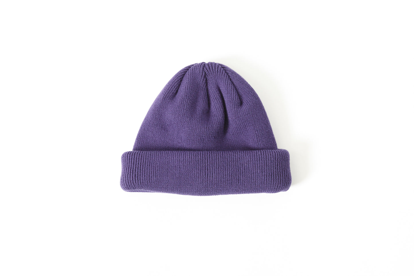 THE FACTORY MADE KNIT ROLL CAP - BLACK/PUPLE/GRAY/D.GREEN/BROWN/MUSTERD【FM775】