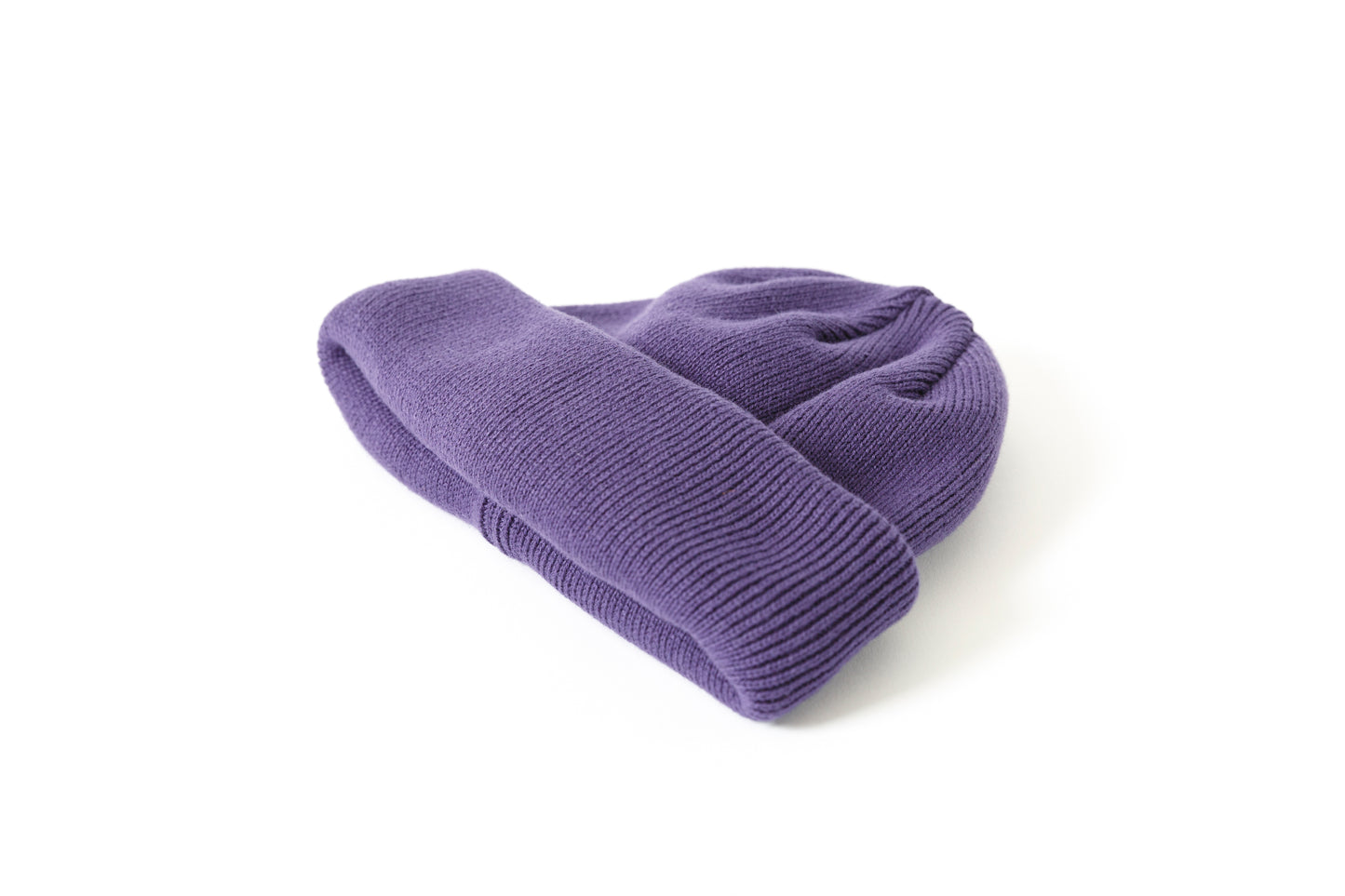 THE FACTORY MADE KNIT ROLL CAP - BLACK/PUPLE/GRAY/D.GREEN/BROWN/MUSTERD【FM775】