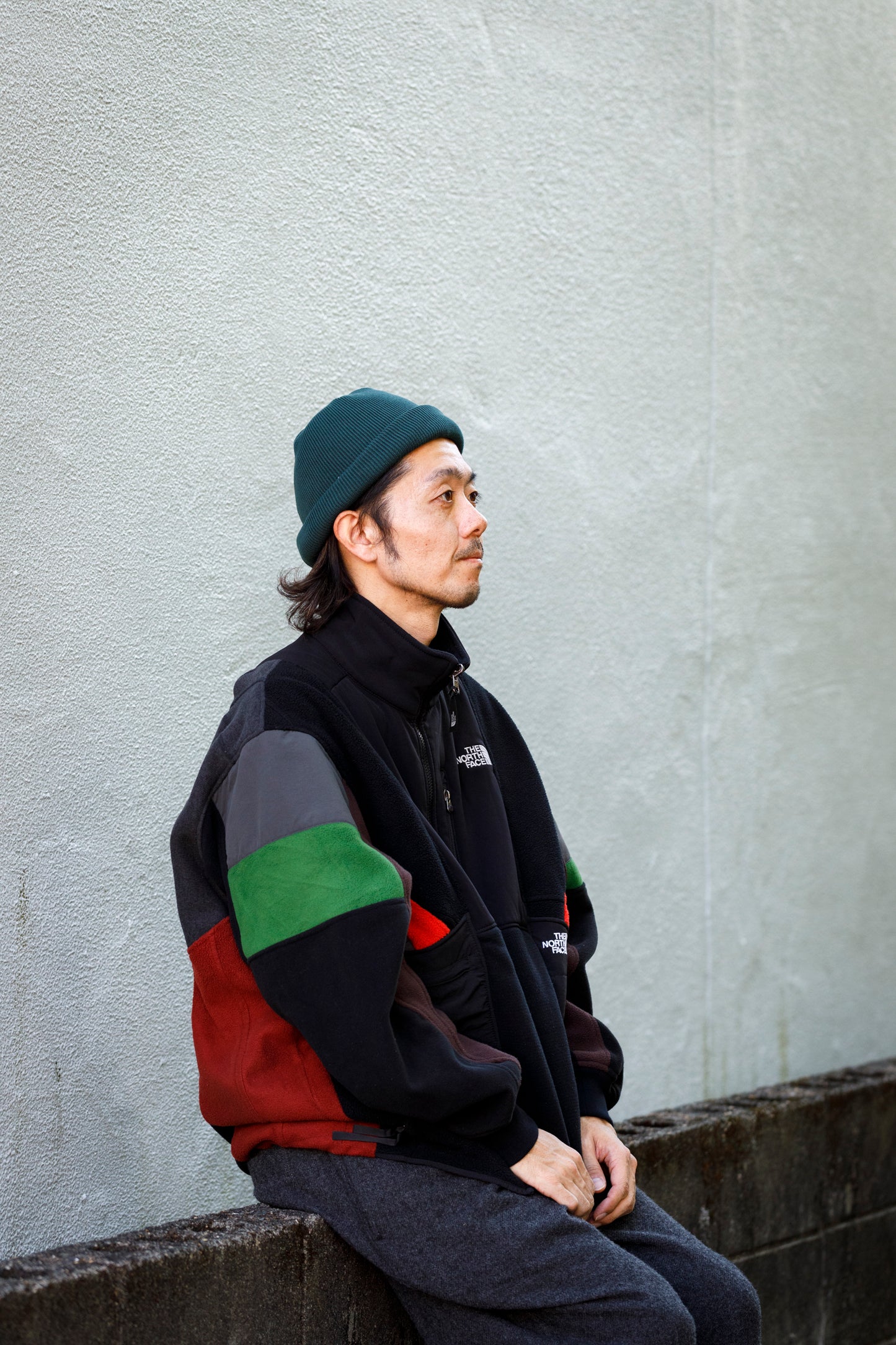 THE FACTORY MADE KNIT ROLL CAP - BLACK/PUPLE/GRAY/D.GREEN/BROWN/MUSTERD【FM775】