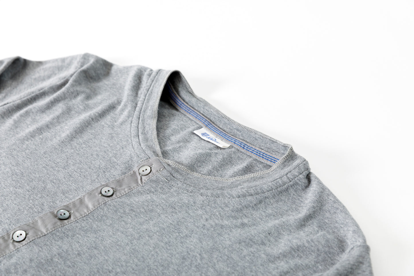Schiesser karl-heinz 1/1 button tape - Grey melange