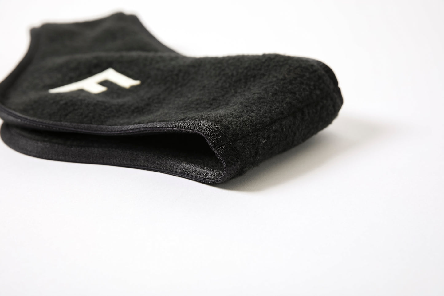 THE FACTORY MADE FLEECE HAIR BAND - BLACK / BEIGE【FM901】