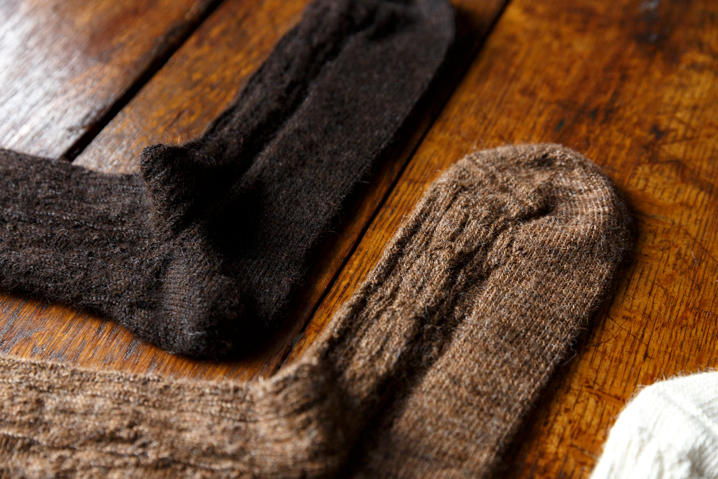 yahae / ALPACA CABLE PATTERN SOCK / 7-5008