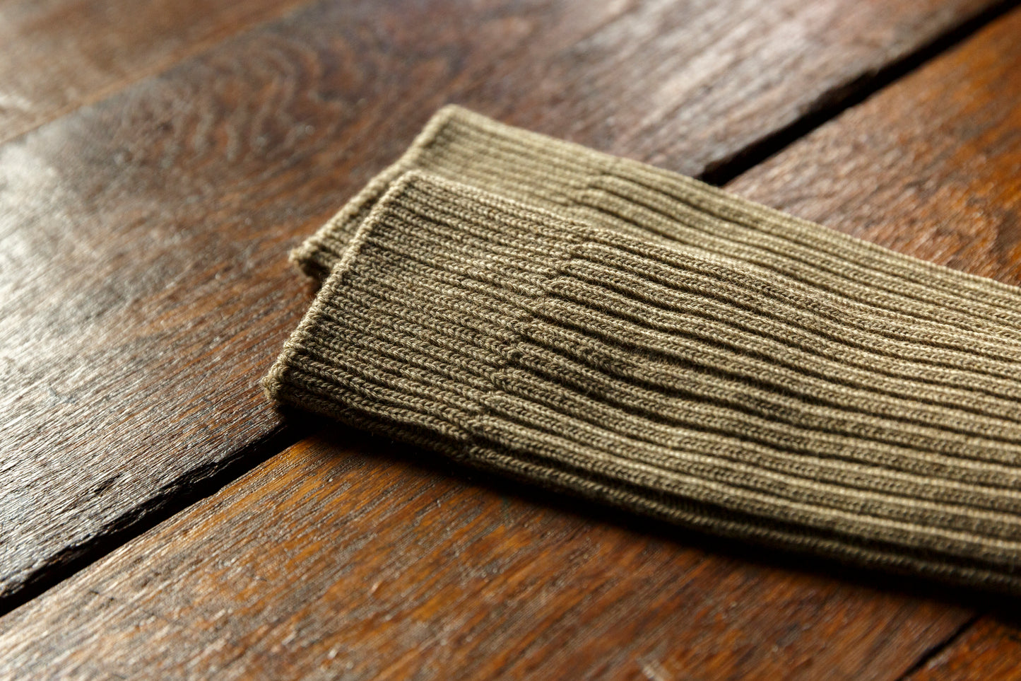 yahae / ORGANIC COTTON BLENDED YAK RIBBED SOCK / 7-6001