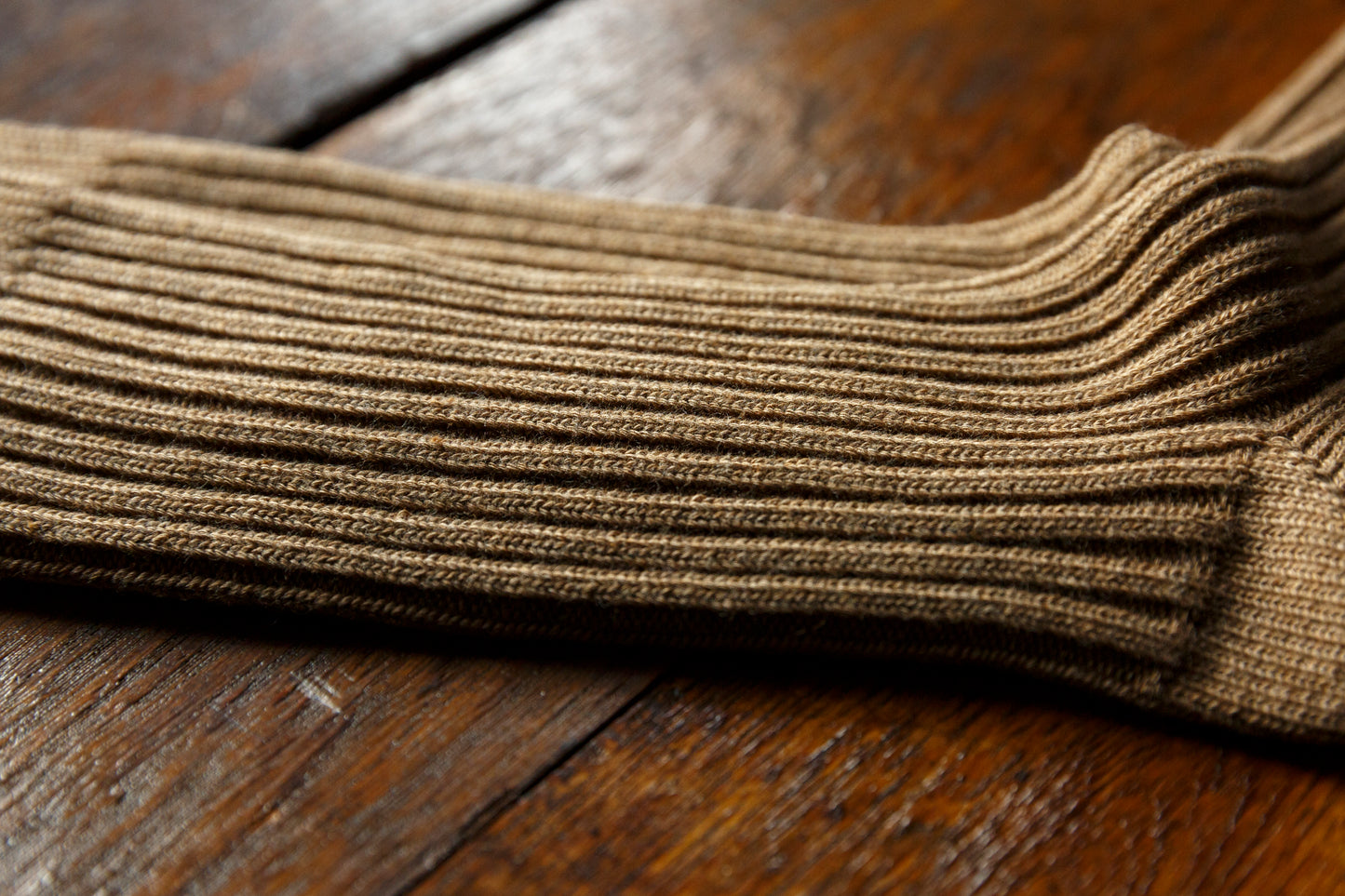 yahae / ORGANIC COTTON BLENDED YAK RIBBED SOCK / 7-6001