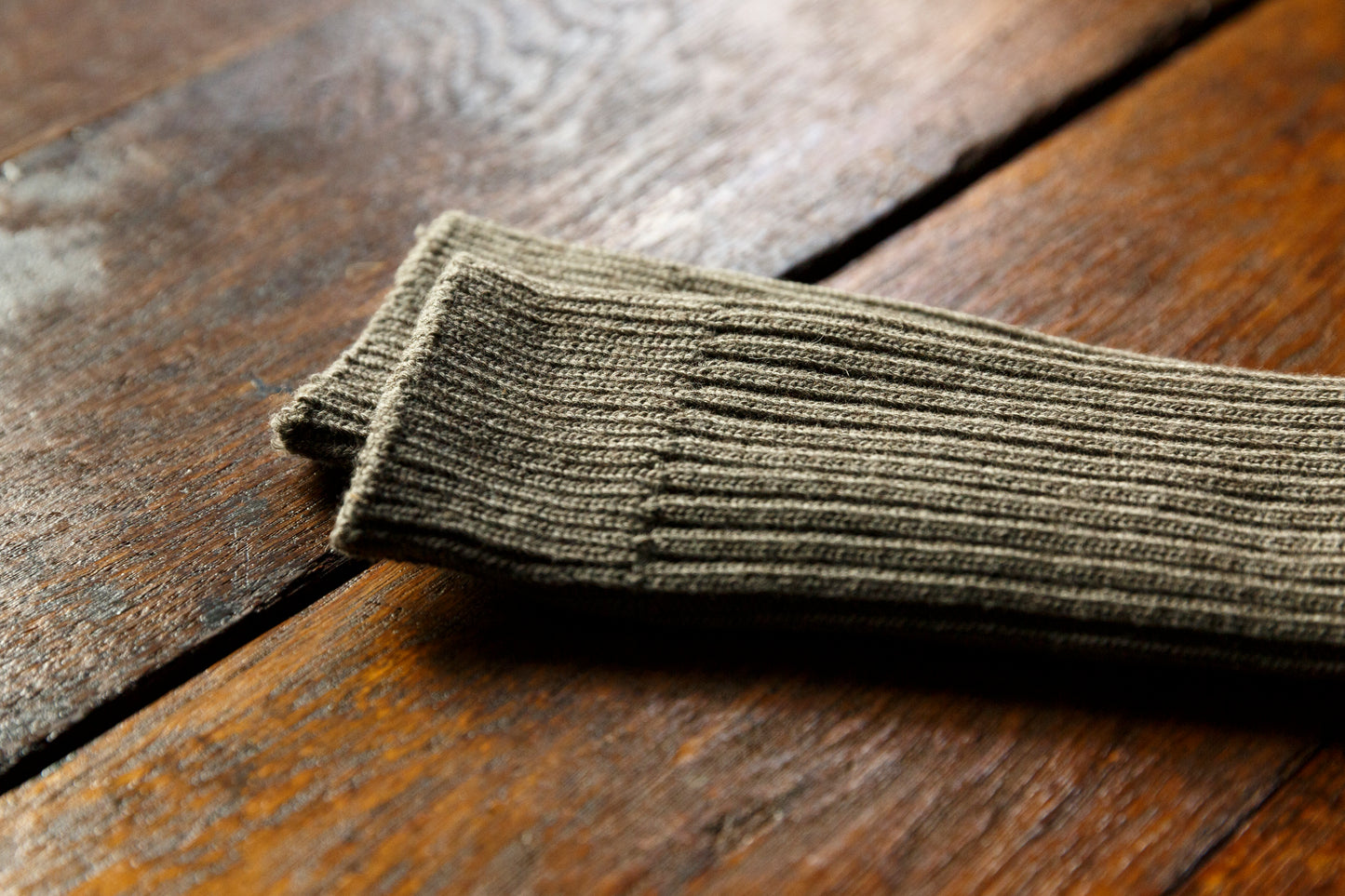 yahae / ORGANIC COTTON BLENDED YAK RIBBED SOCK / 7-6001