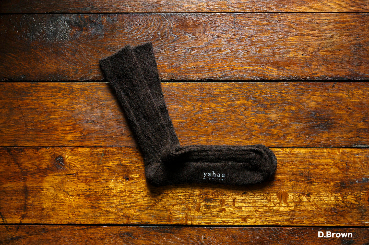 yahae / ALPACA CABLE PATTERN SOCK / 7-5008