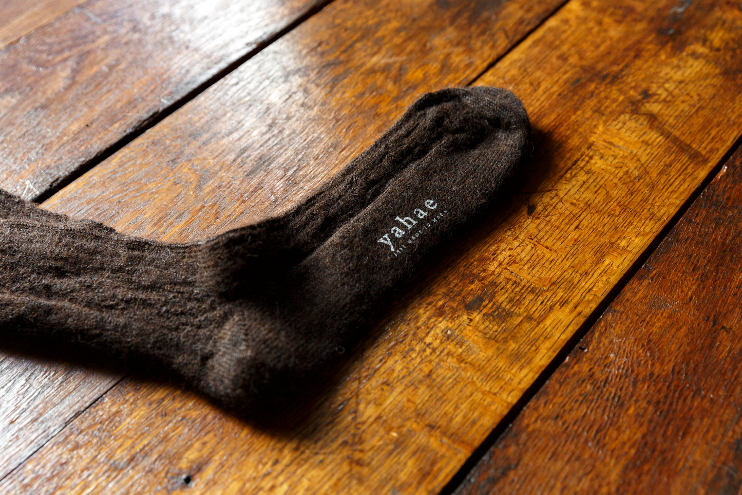 yahae / ALPACA CABLE PATTERN SOCK / 7-5008