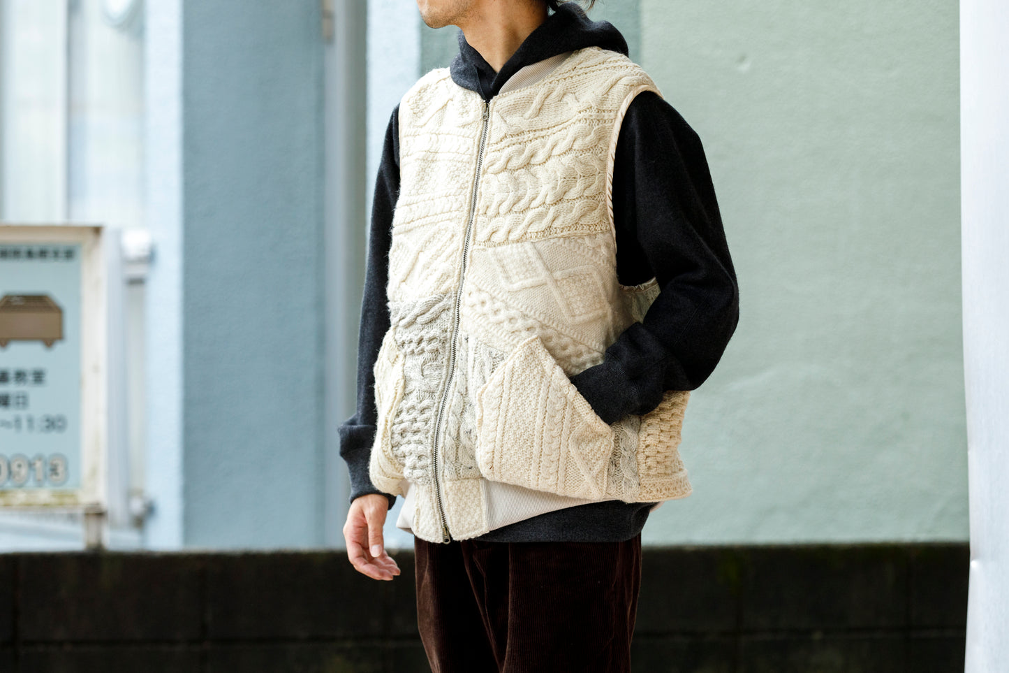 ink FISHMAN'S - Beige / Size L