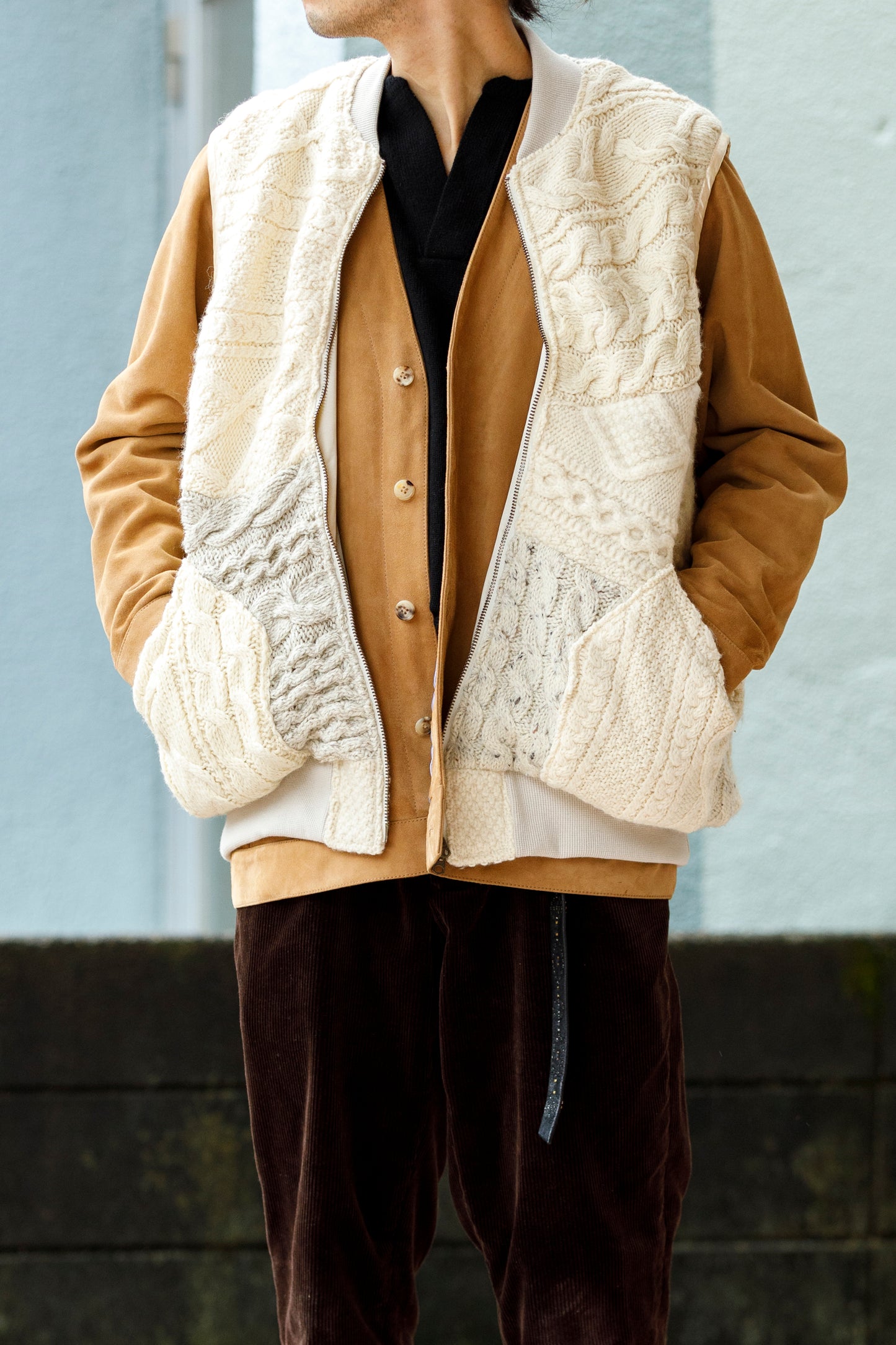 ink FISHMAN'S - Beige / Size L