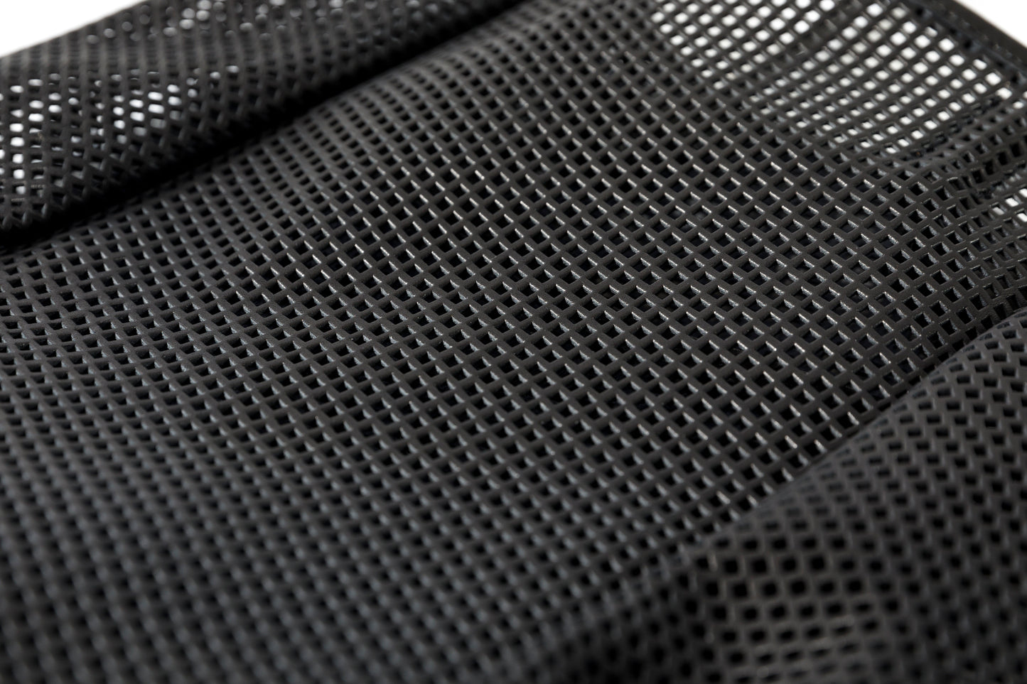 AMIACALVA A190 WASHED LEATHER MESH TOTE (L) - Black