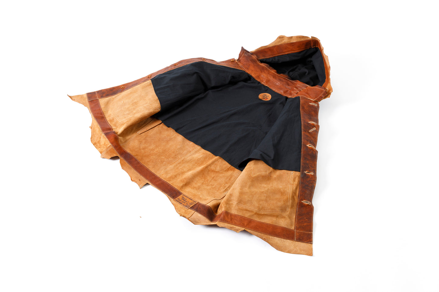 GOODKARMA DEVELOPMENT Leather Chore Coat "HELL'S KITCHEN" ブラウン サイズ2
