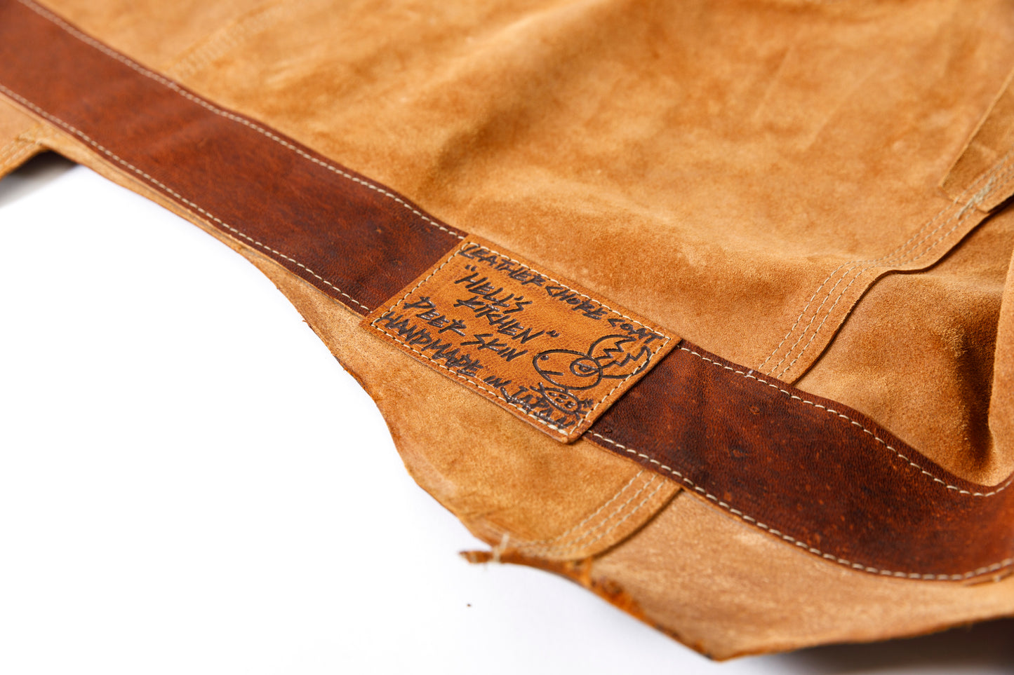 GOODKARMA DEVELOPMENT Leather Chore Coat "HELL'S KITCHEN" ブラウン サイズ2