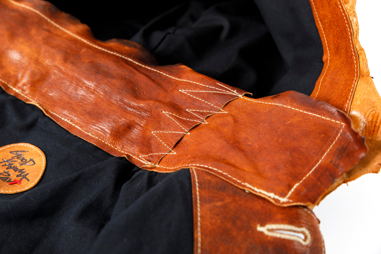 GOODKARMA DEVELOPMENT Leather Chore Coat "HELL'S KITCHEN" ブラウン サイズ2