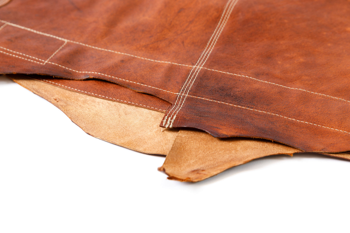 GOODKARMA DEVELOPMENT Leather Chore Coat "HELL'S KITCHEN" ブラウン サイズ2