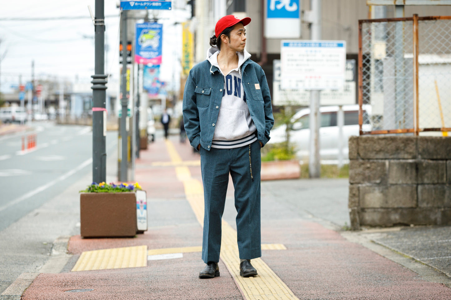 THE FACTORY MADE C Logo Cap - Red【FM818-021】