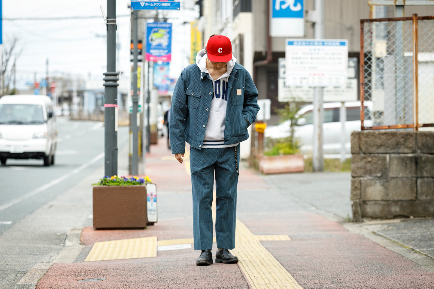 THE FACTORY MADE C Logo Cap - Red【FM818-021】