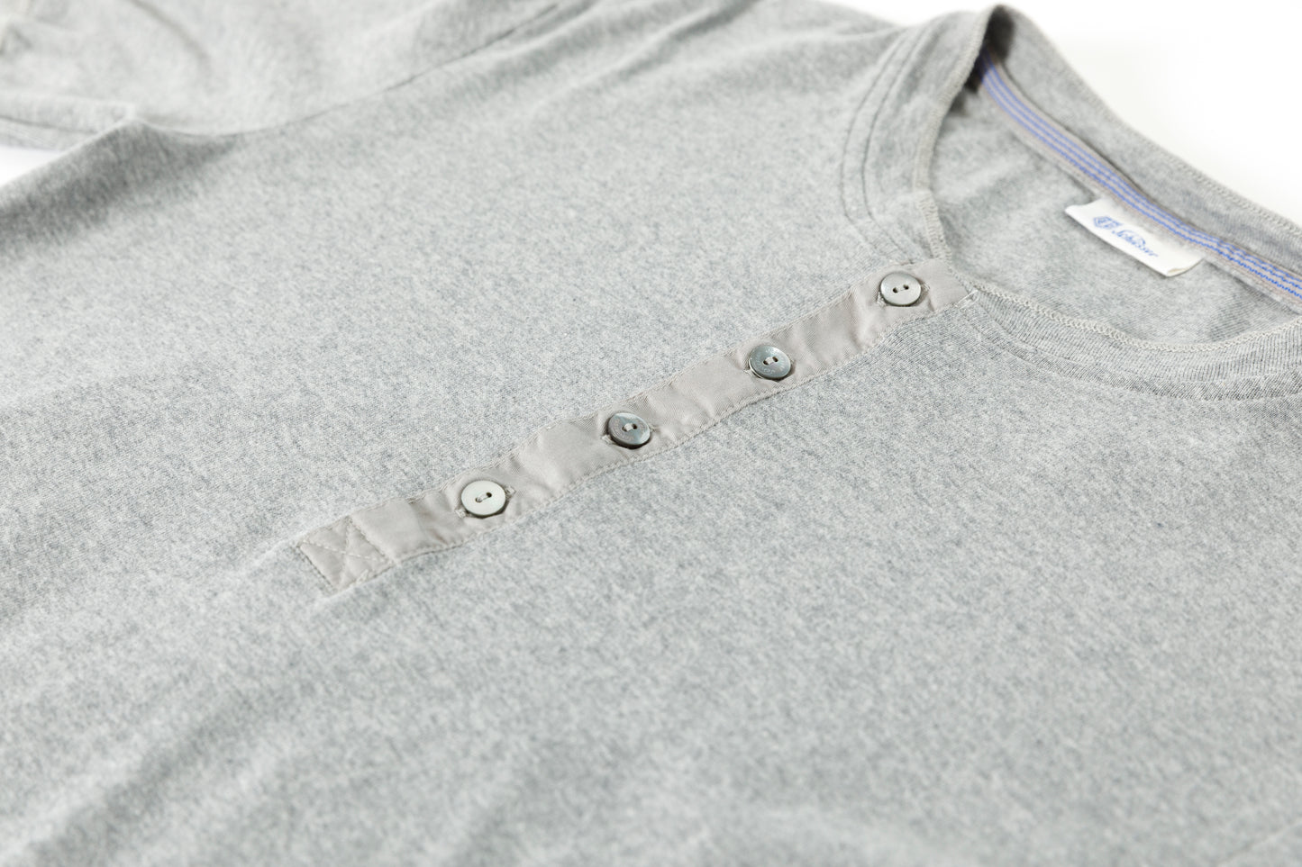 Schiesser karl-heinz 1/2 button tape - Grey melange