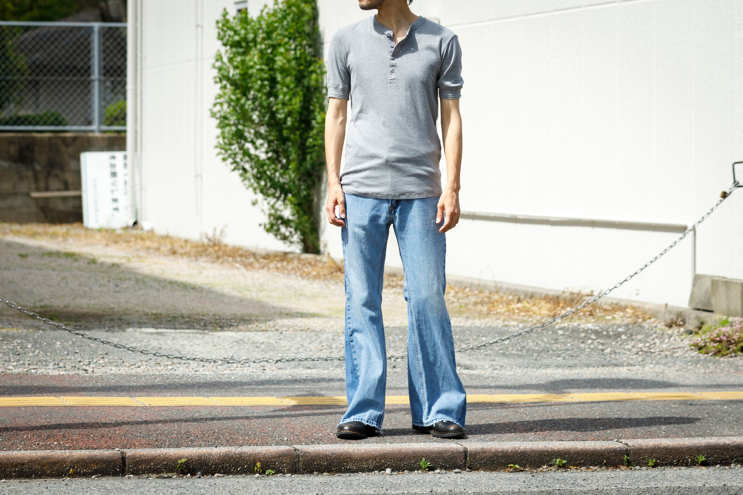 Schiesser karl-heinz 1/2 button tape - Grey melange