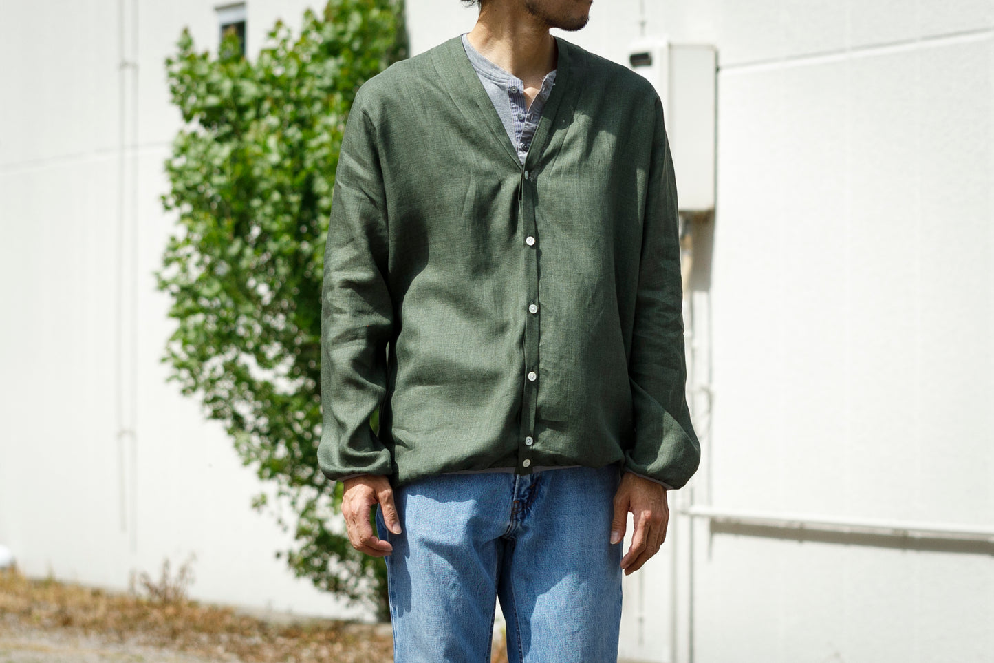 Schiesser karl-heinz 1/2 button tape - Grey melange