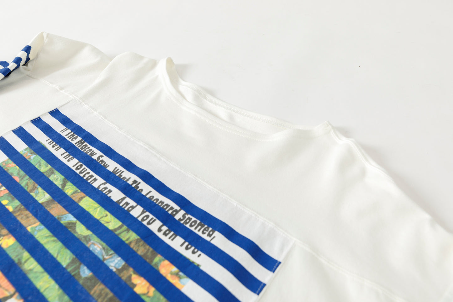CHANGES CH1055 Remake Border Long Sleeve T - White Type A