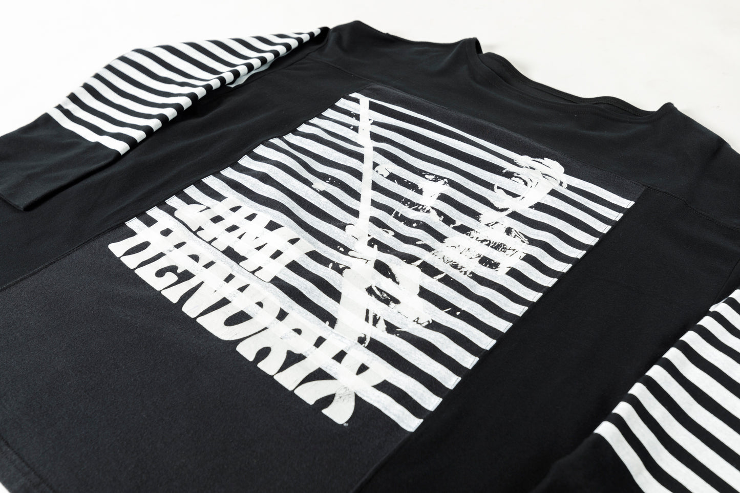 CHANGES CH1055 Remake Border Long Sleeve T - Black Type A