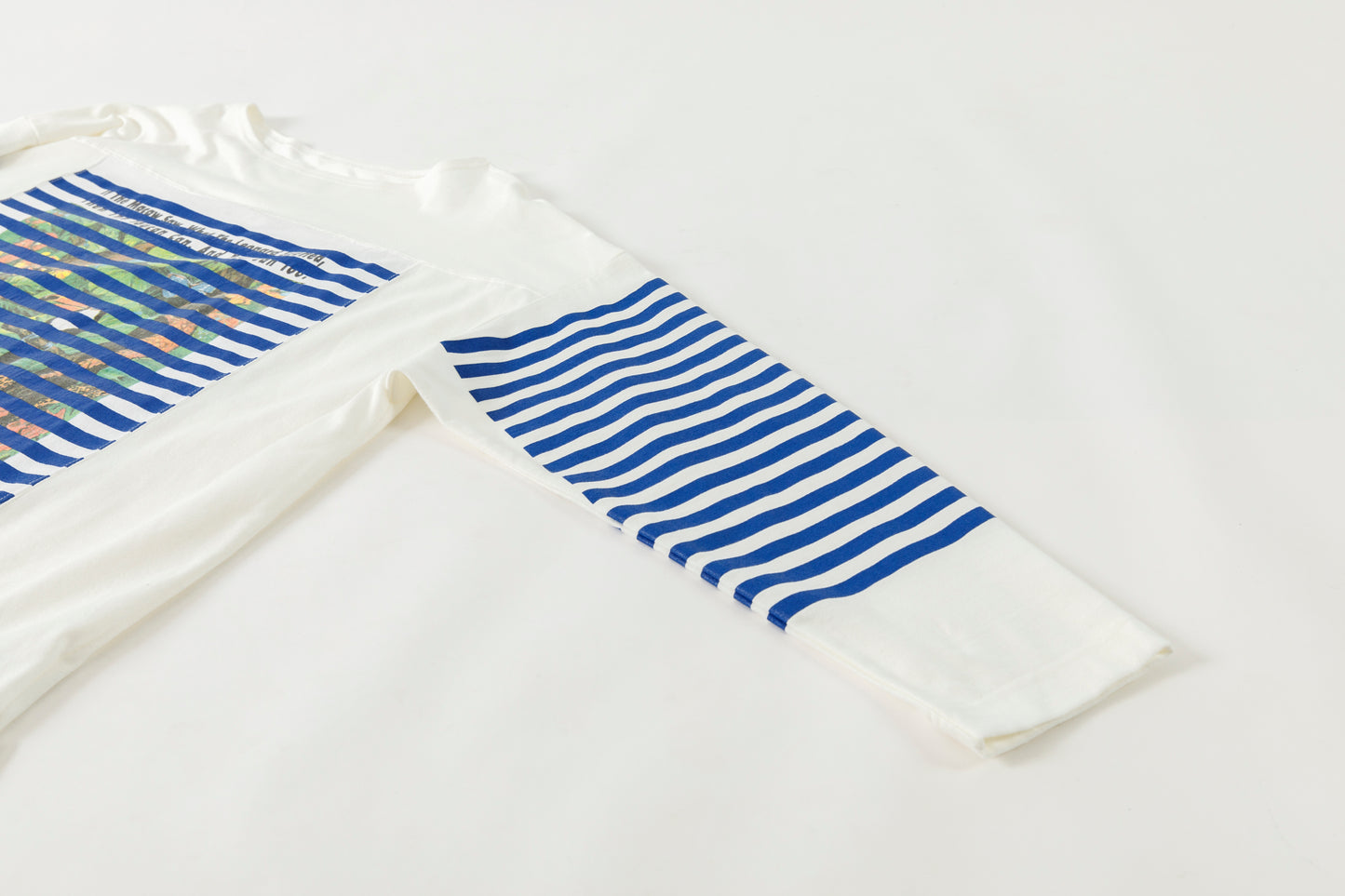 CHANGES CH1055 Remake Border Long Sleeve T - White Type A