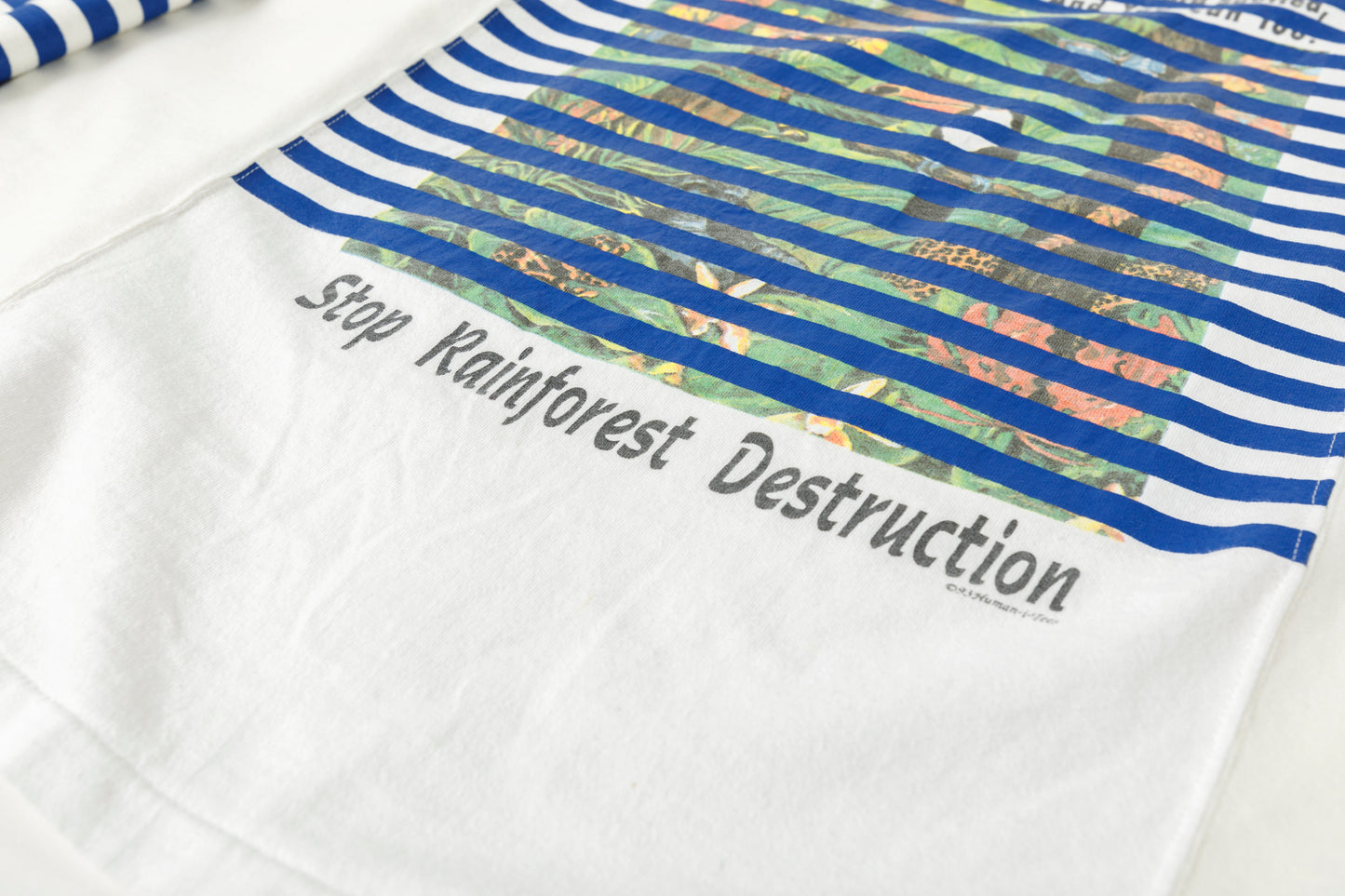 CHANGES CH1055 Remake Border Long Sleeve T - White Type A