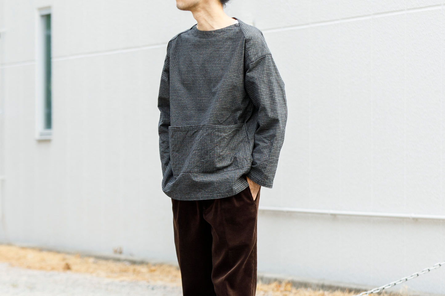 MOJITO SANTIAGO SMOCK - Gray_check