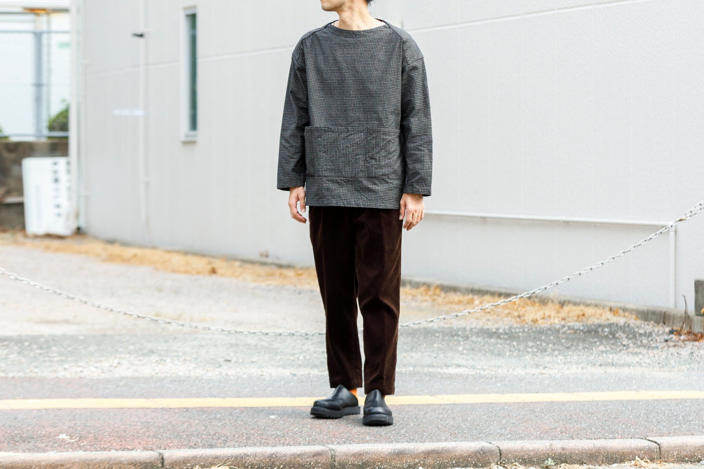 MOJITO SANTIAGO SMOCK - Gray_check