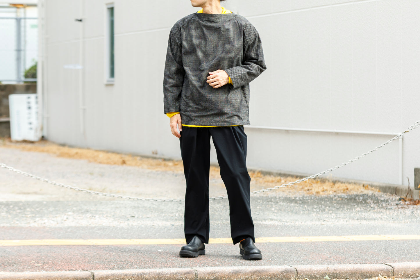MOJITO SANTIAGO SMOCK - Gray_check