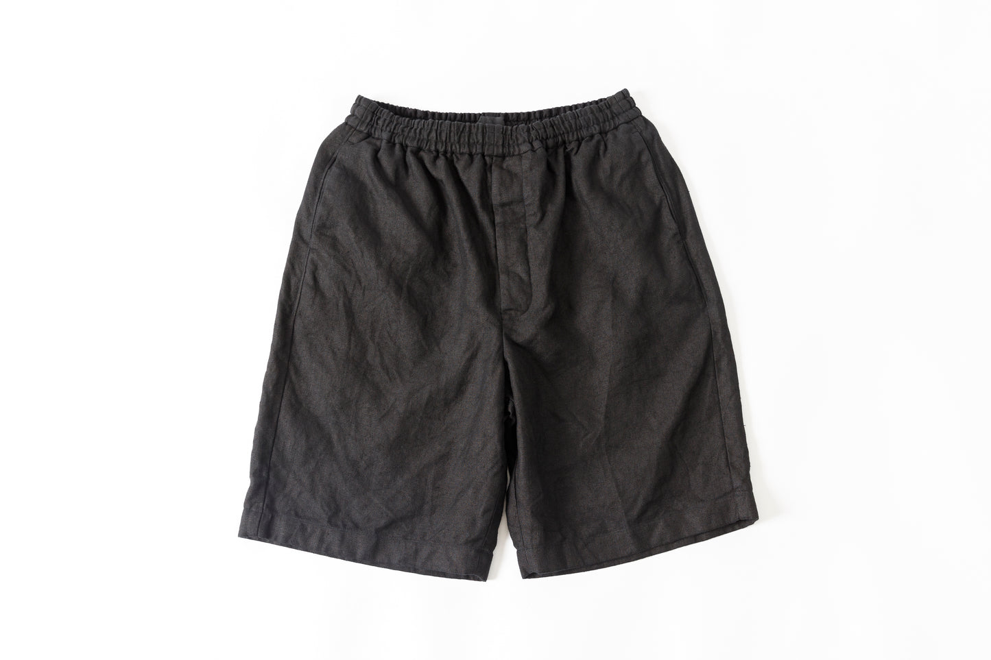 山内 25167 - kuro 黒染ヘビーヘンプクロスショーツ - Size 4
