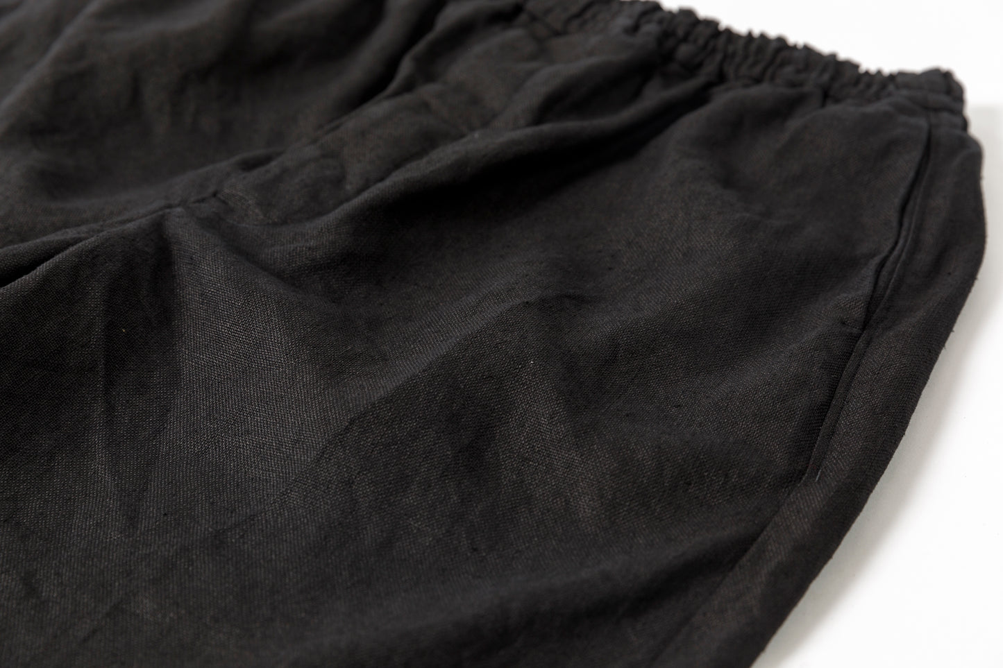 山内 25167 - kuro 黒染ヘビーヘンプクロスショーツ - Size 4