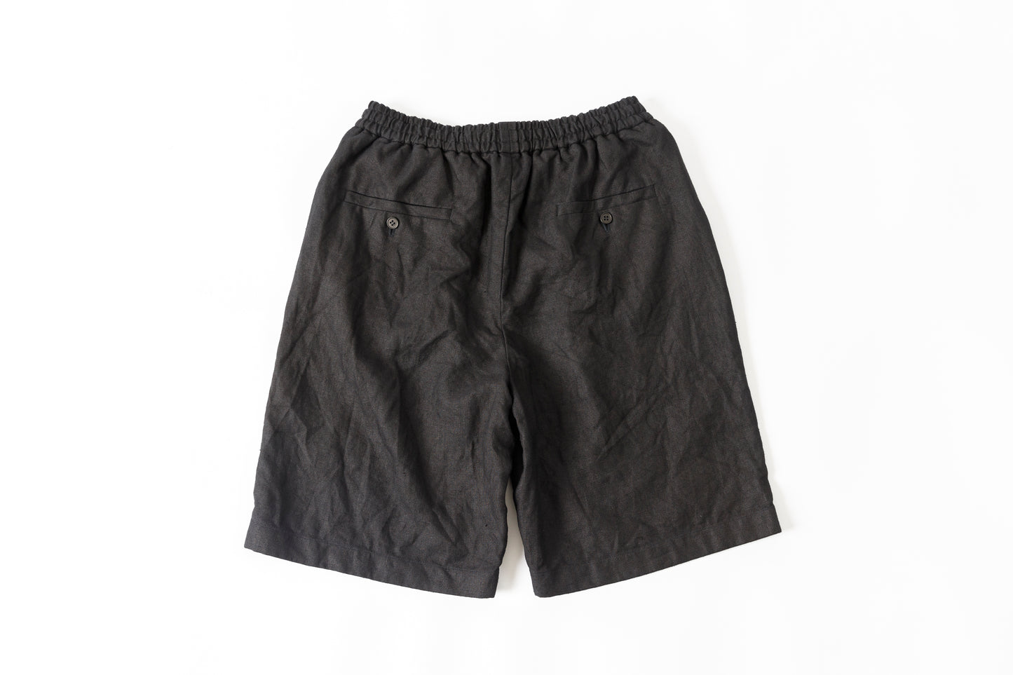 山内 25167 - kuro 黒染ヘビーヘンプクロスショーツ - Size 4