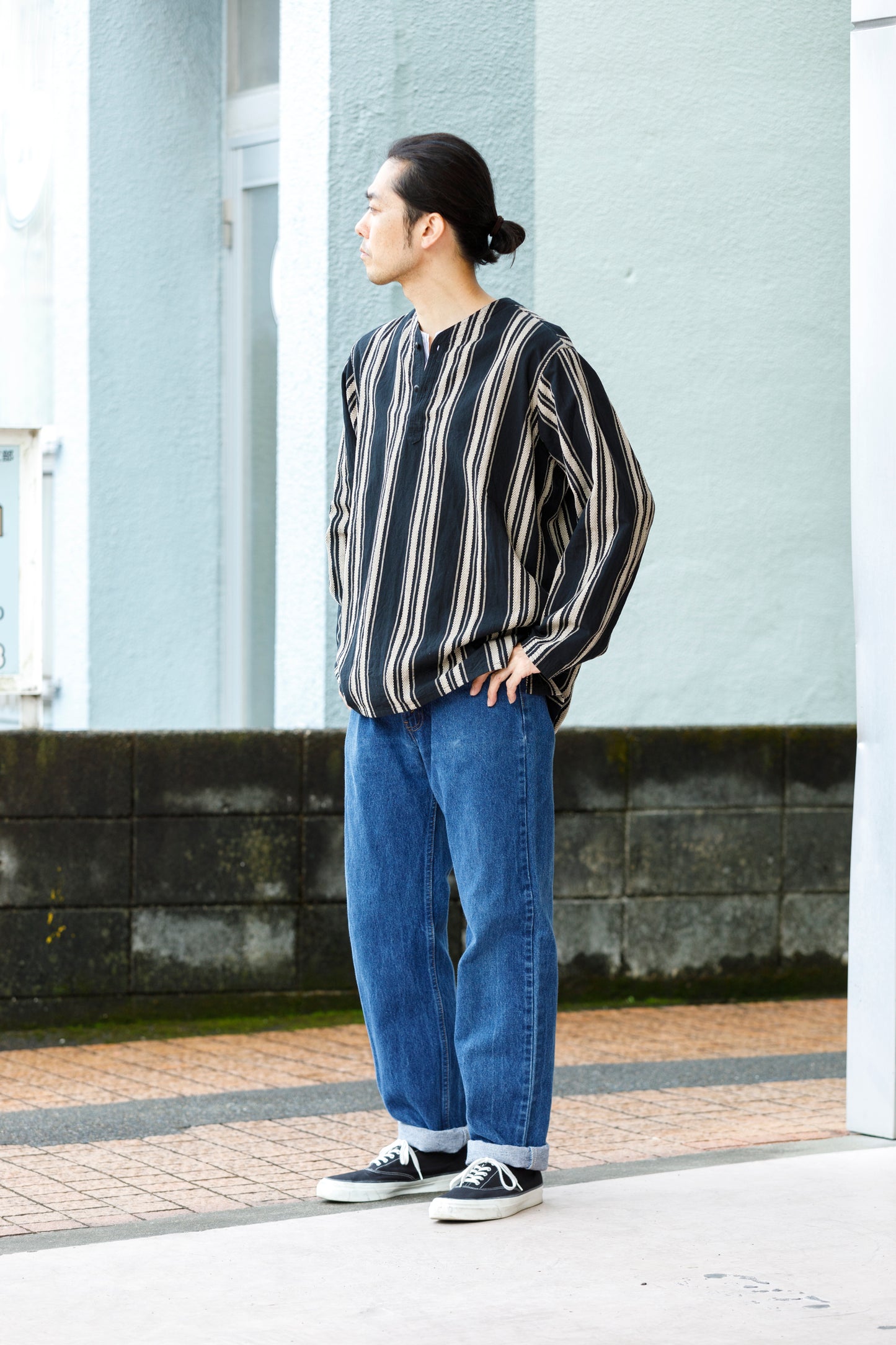 MOJITO SLEEPING SHIRTS 1954_embroidery - Blk