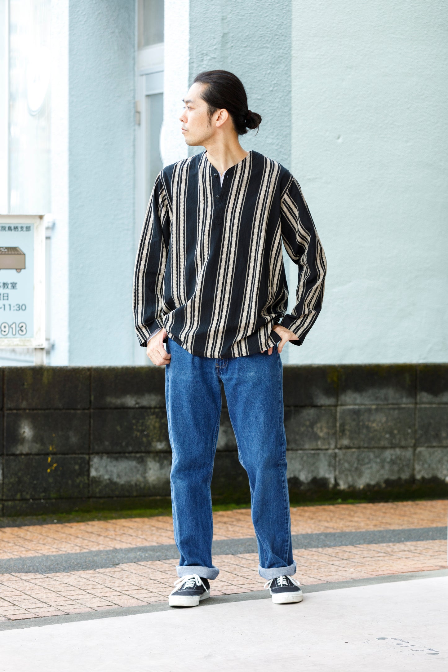 MOJITO SLEEPING SHIRTS 1954_embroidery - Blk