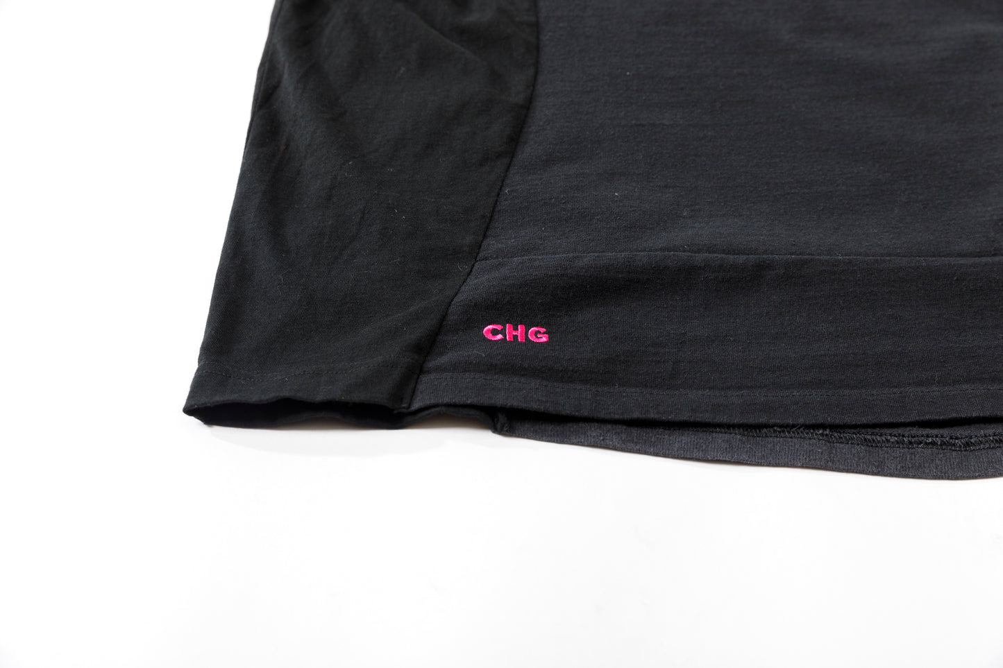 CHANGES CH1070 Remake Raglan sleeve T - Black