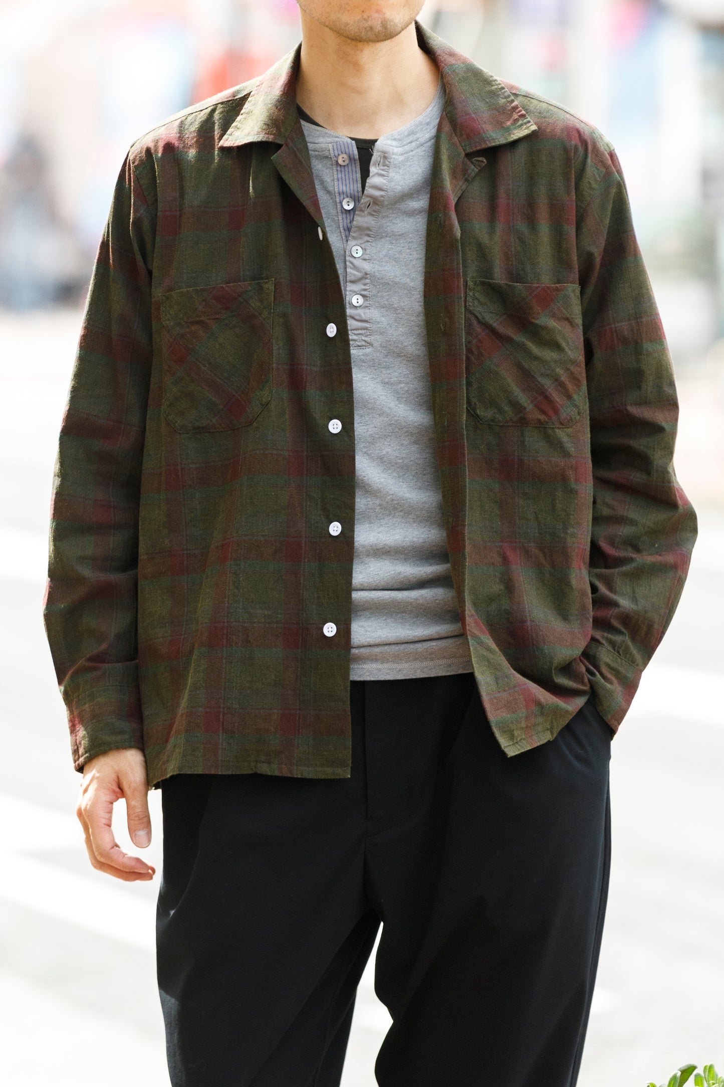 MOJITO ABSHINTH SHIRT_墨汁コーティング - Black