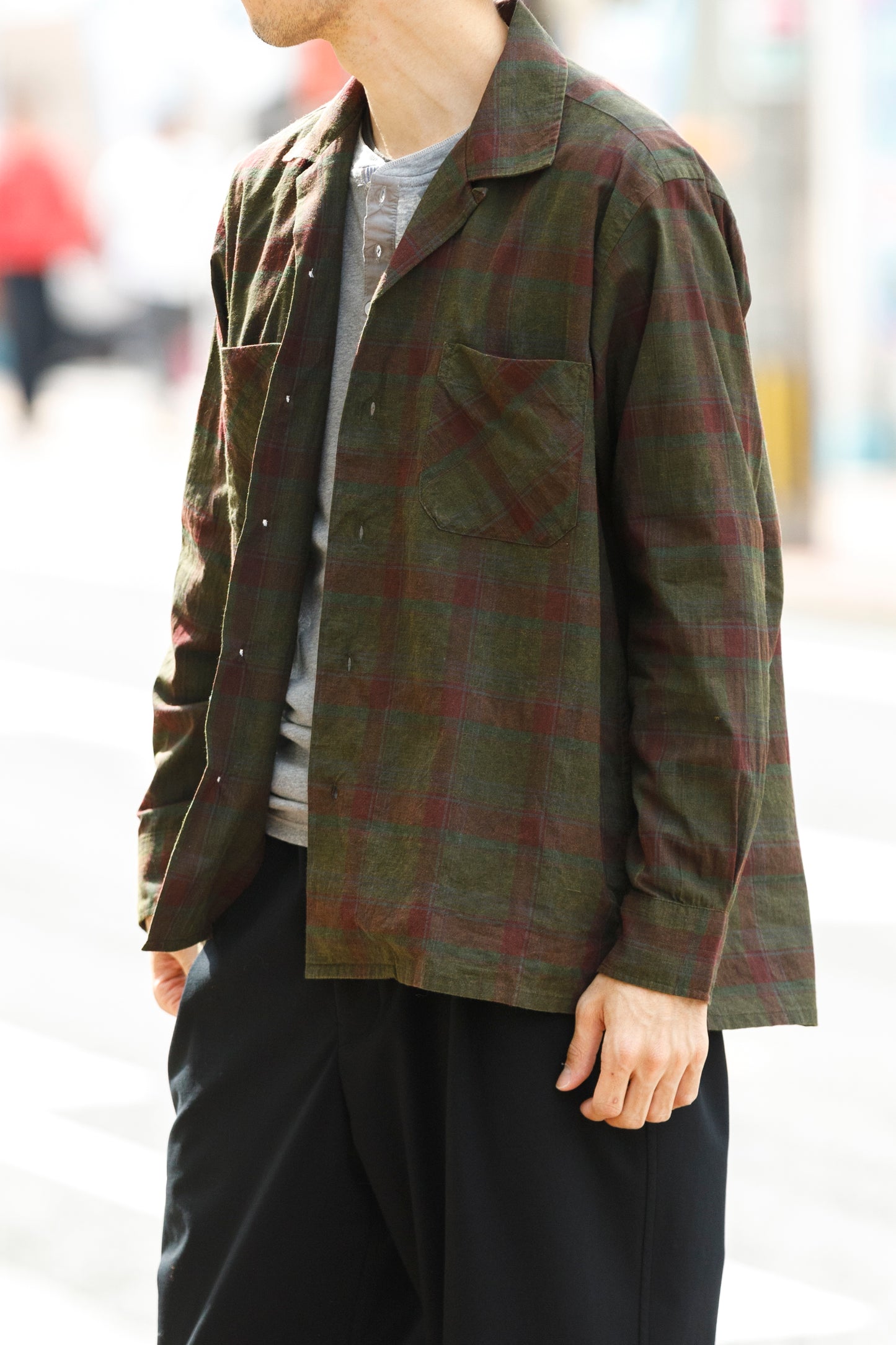 MOJITO ABSHINTH SHIRT_墨汁コーティング - Black