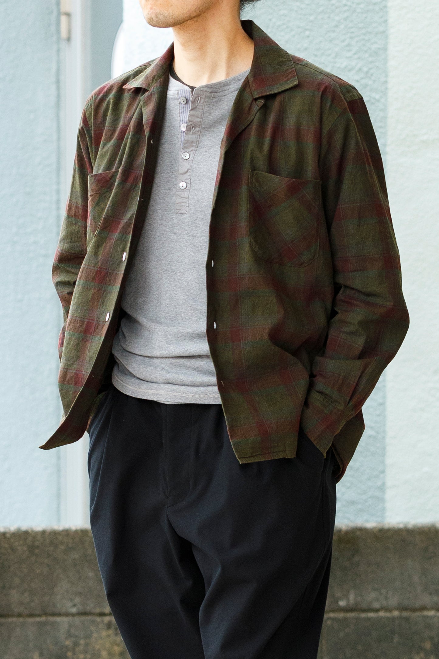 MOJITO ABSHINTH SHIRT_墨汁コーティング - Black
