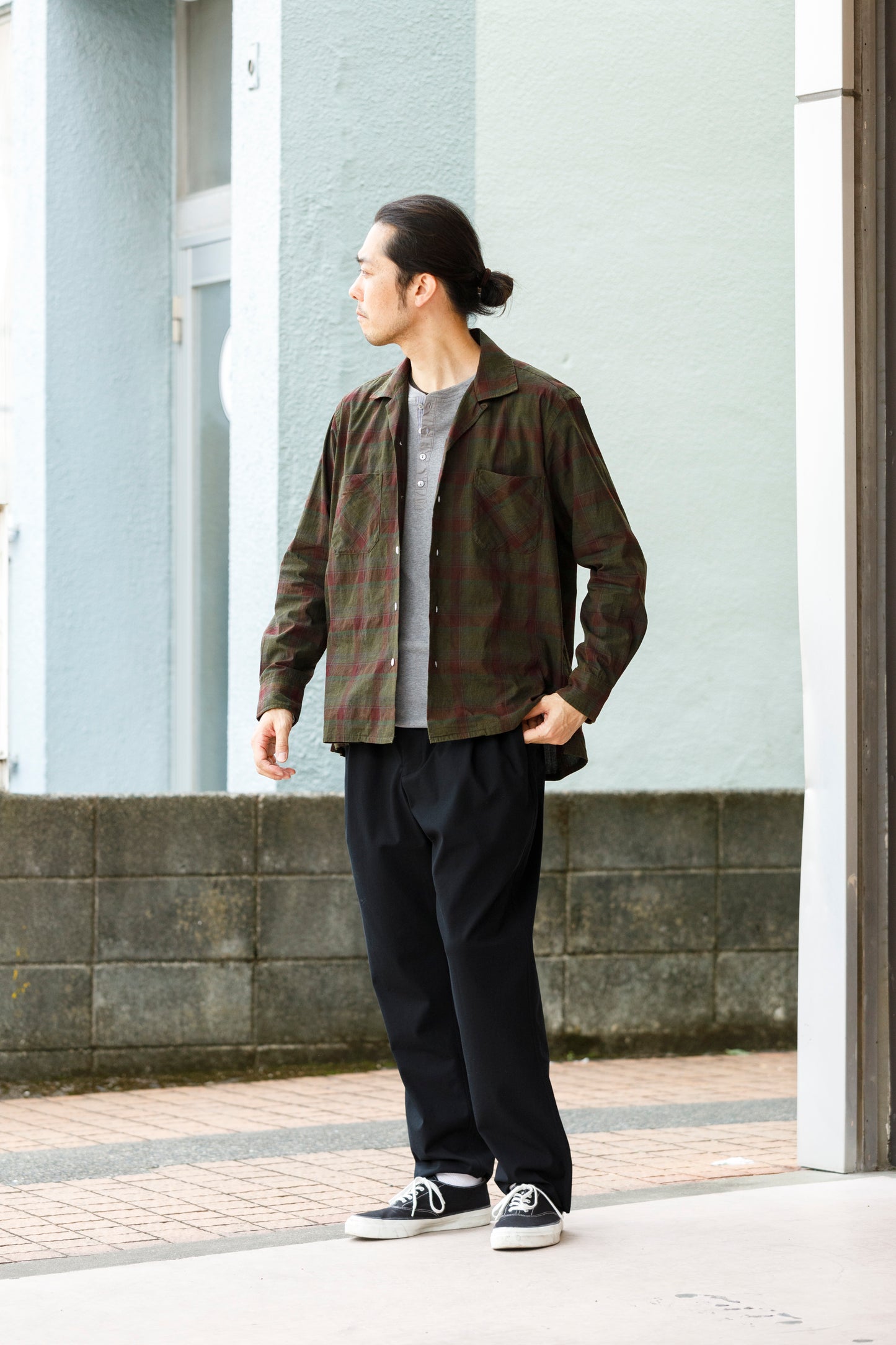 MOJITO ABSHINTH SHIRT_墨汁コーティング - Black