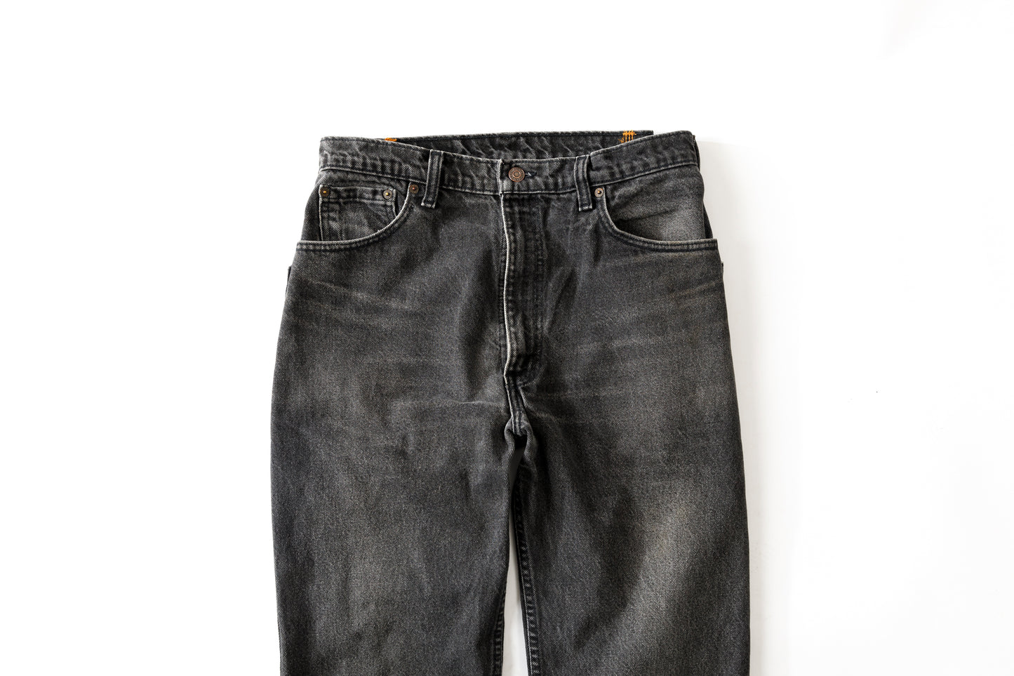 CHANGES CH4083 Remake Denim Pants - BLACK