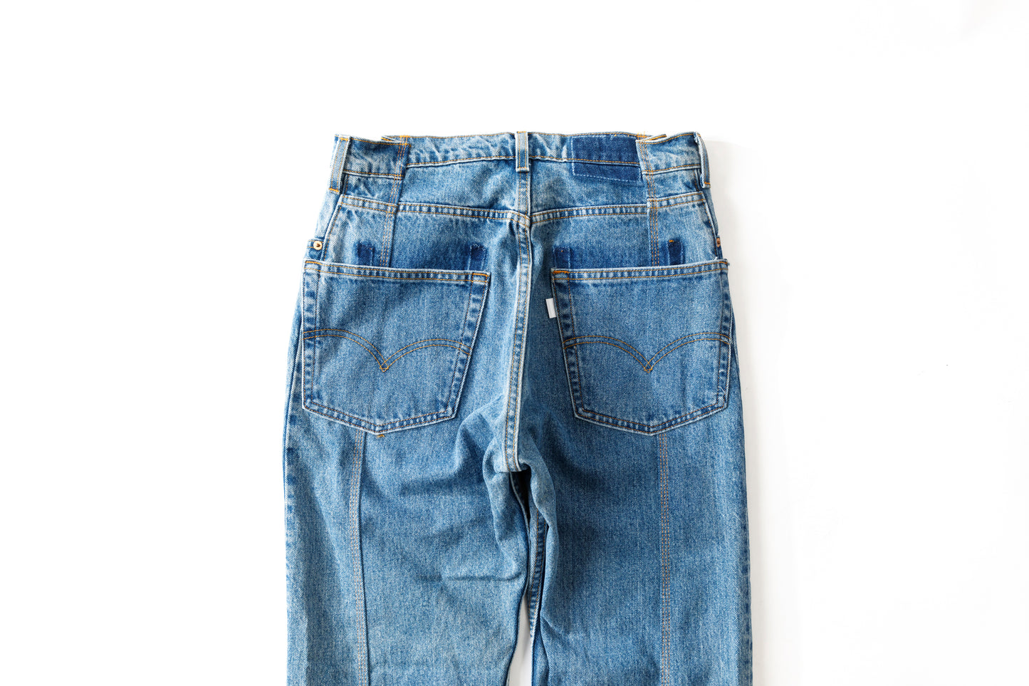 CHANGES CH4083 Remake Denim Pants - INDIGO