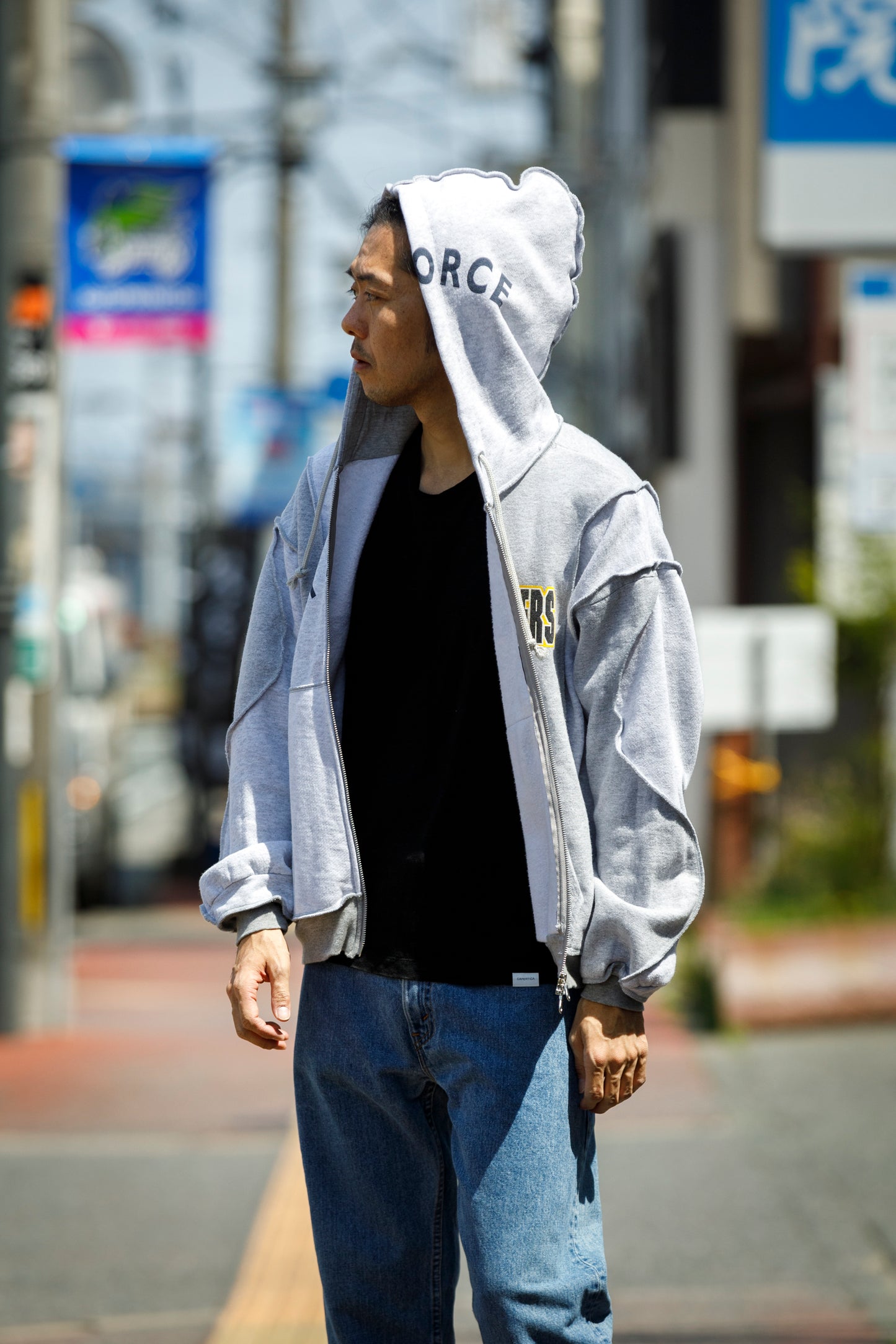 CHANGES CH2017 Remake Zip Hoodie - GRAY