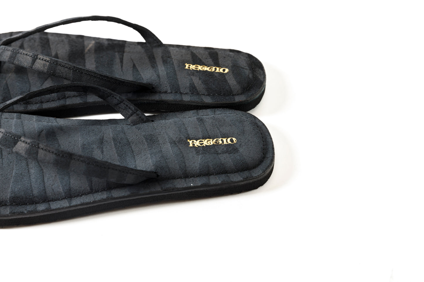 Kamelia shoes Leather suede sandals - Black
