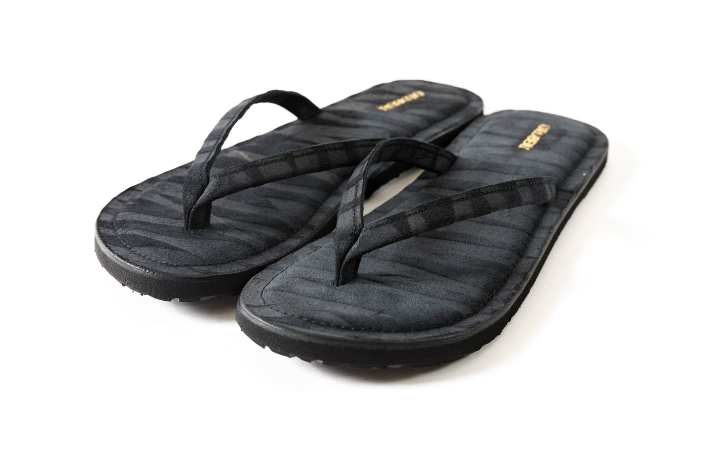Kamelia shoes Leather suede sandals - Black
