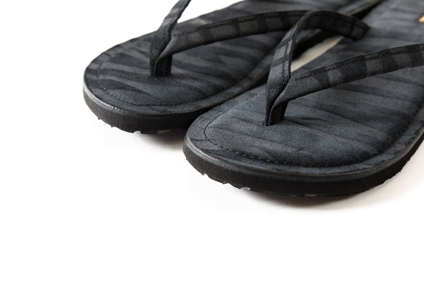 Kamelia shoes Leather suede sandals - Black