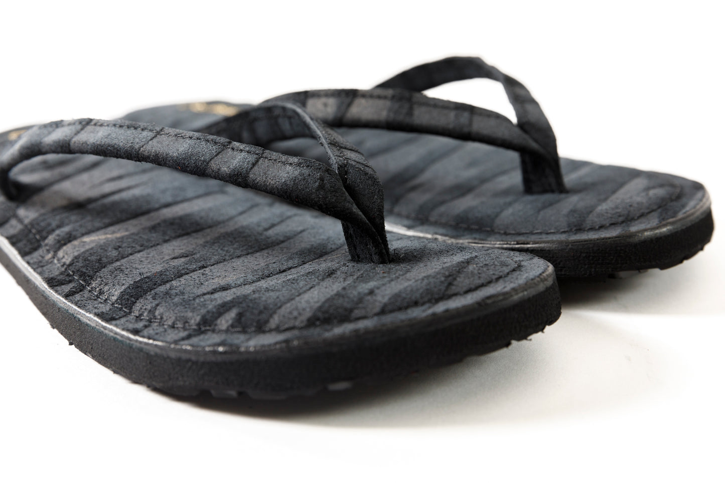 Kamelia shoes Leather suede sandals - Black